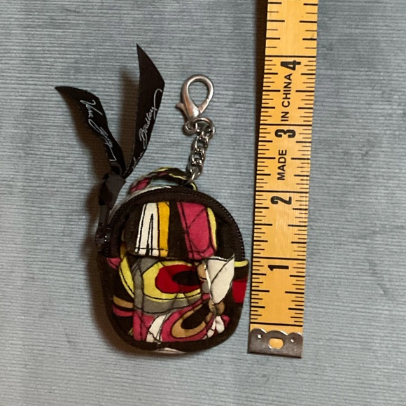 Vera Bradley Mini Backpack key chain purse charm. - Picture 7 of 8